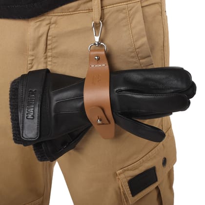 Leather Loop Gloves Holder