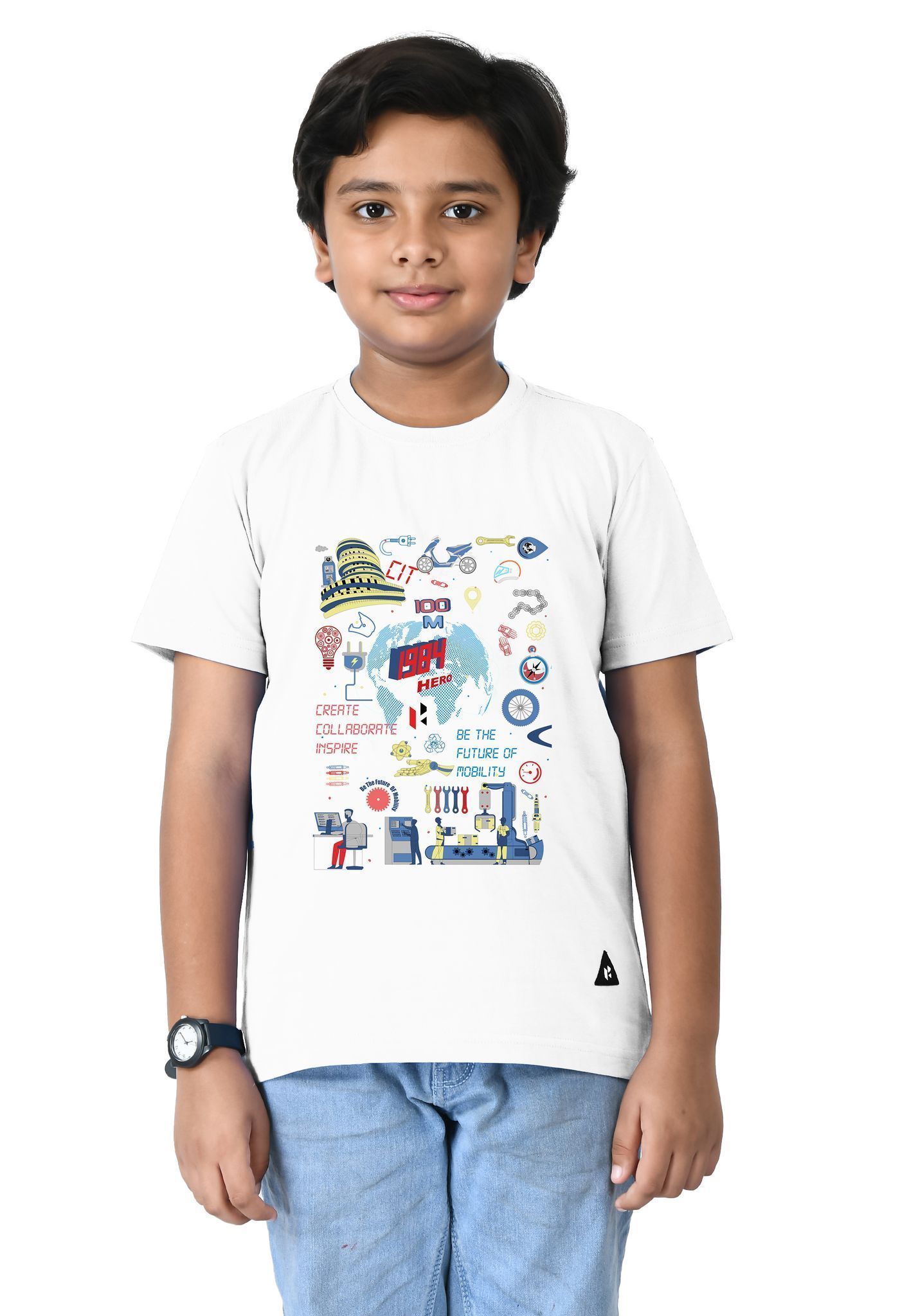 Kids T-Shirts with 100% Premium Cotton and Doodle-Inspired Designs