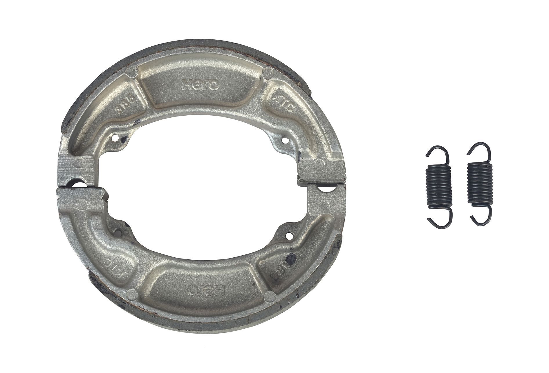 Brake Shoe / Brake Pad Kit With Spring - Achiever | Destini 125 | Duet | Glamour | HF 100 | HF Dawn | HF Deluxe | Ignitor | Karizma | Maestro | Passion | Pleasure | Splendor + | Splendor Pro | Super Splendor | Xtreme 160 | XTREME 125 - K06431KTCF981S