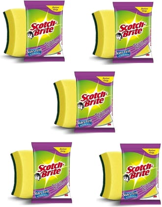  Scotch-Brite Scrub Sponge, 5-Pack