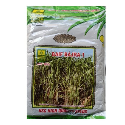 NSC BAIF BAJRA- 1 Variety, 1 Kg Truthful Labelled Seed