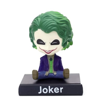 Joker Action Figure Limited Edition Bobblehead for Car Desk with Mobile Holder