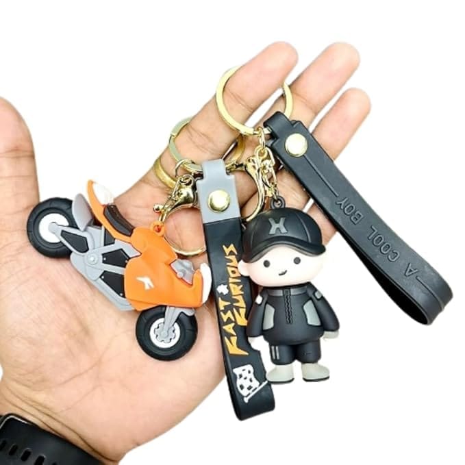 Motorcycle Model Keychain - Set of 2