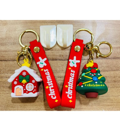 Merry Christmas Keychain - Set of 2