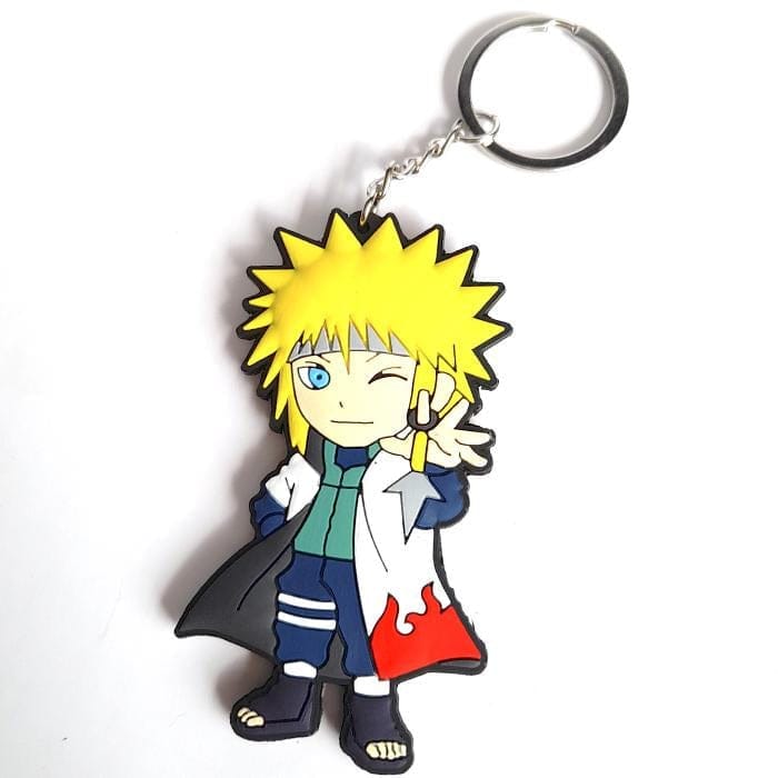 Hokage Cartoon Character Rubber Keychain