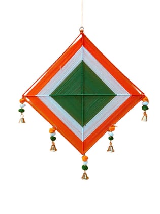 Handmade Tri-Color Wall Hanging Kite