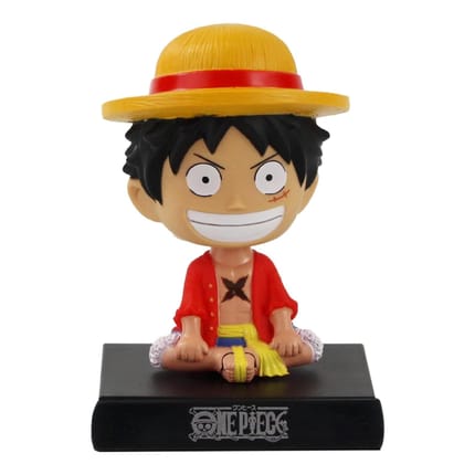 Super Hero Monkey D. Luffy Action Figure Limited Edition Bobblehead Car Dashboard