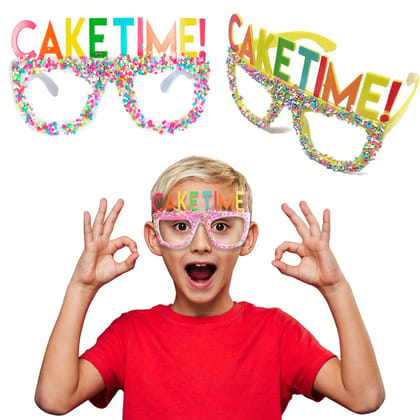 Cake Time Googles for Birthday | Kids Birthday Party Props