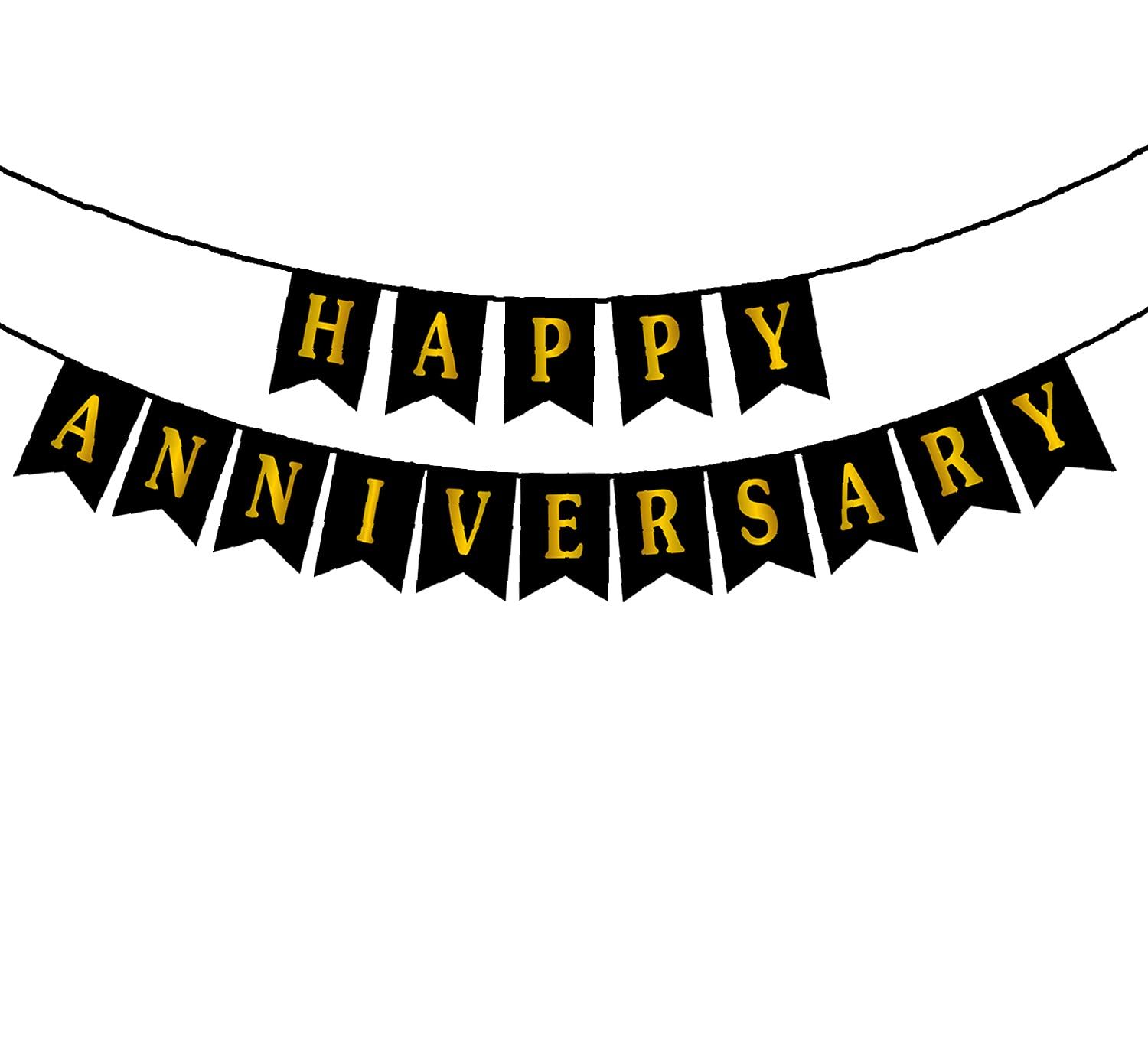 Happy Anniversary Banner Decor - Marriage Anniversary Banner