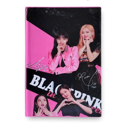 Black Pink Girl’s Diary Hard Bound Notebook Diary for Girls and Women