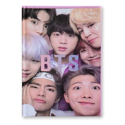 BTS Cover Mini Diary Hard Bound for Girls and Women