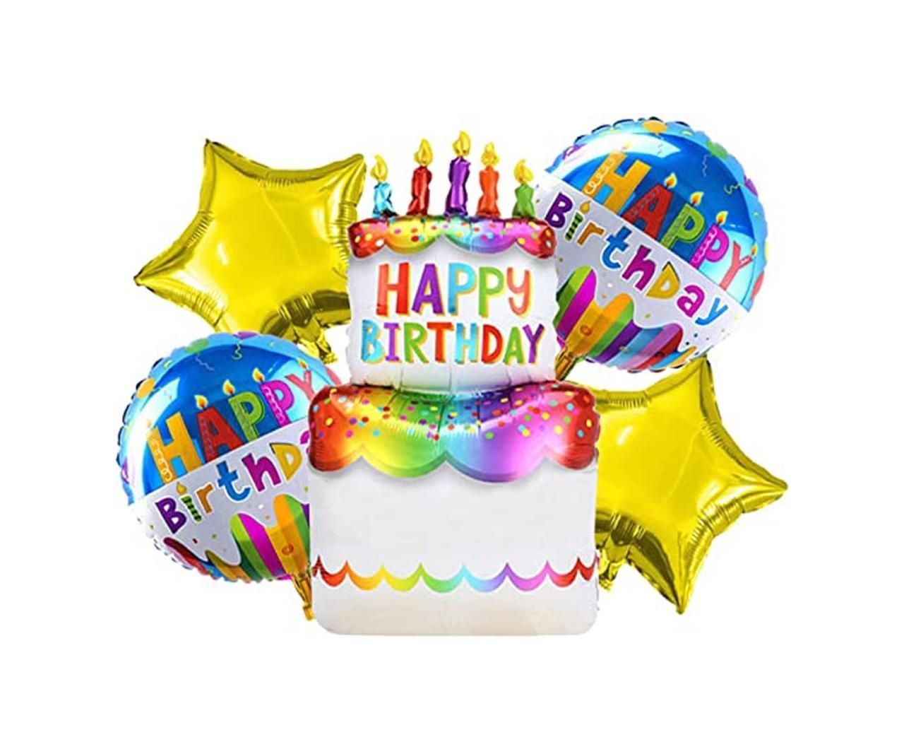 Happy Birthday Decoration Combo/Happy Birthday Theme Party (Multicolor)