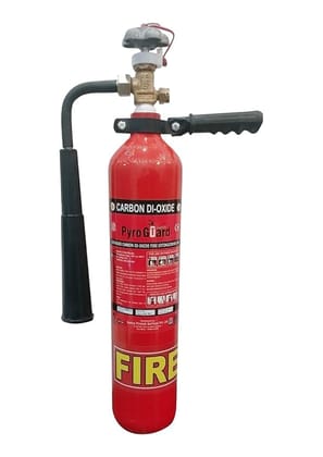 PYRO GUARD CO2 Type Fire Extiguisher Capacity (Red & Black) 4.5 KG