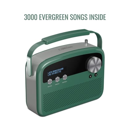 Saregama Carvaan Lite Hindi - Portable Music Player with 3000 Pre-Loaded Evergreen Songs, FM/BT/AUX