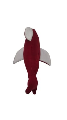  Red and White Plush Shark Toy