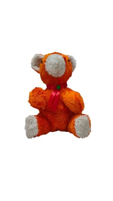  Cute and cuddly orange teddy bear plush toy