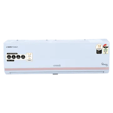 Croma 7 in 1 Convertible 1 Ton 3 Star Inverter Split AC with Temperature Sensor (2025 Model, Copper Condenser)