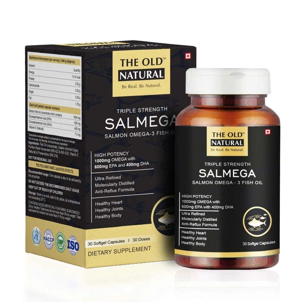 Salmega Triple Strength Omega 3 fish oil Capsules 30 Capsules