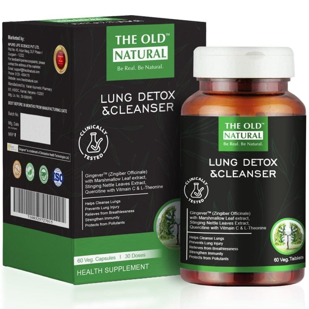 Lungs detox Unique Formulation for Smoking & Pollution Relief 60 Tablets