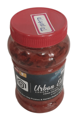 :Urban Eat Tomato Pickle - Authentic Indian Pickle Made with Fresh Tomatoes, Spices, and Herbs 500g