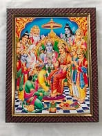 Hindu God Vishnu Photo for Home Decor