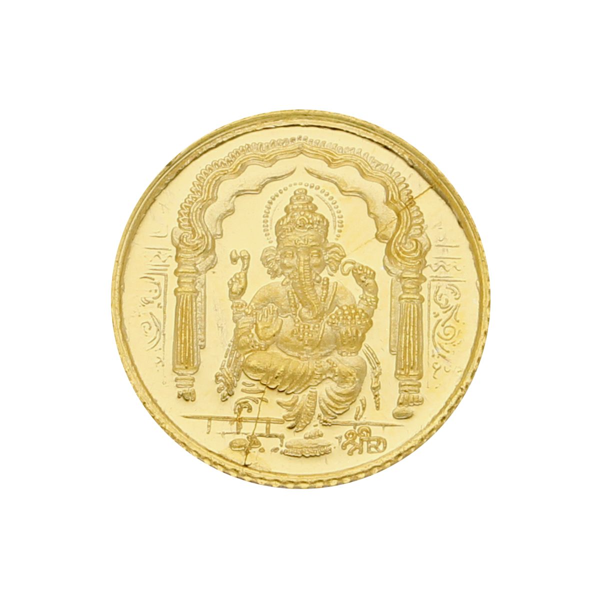 22Kt (916) 5GM Ganesh Gold Coin