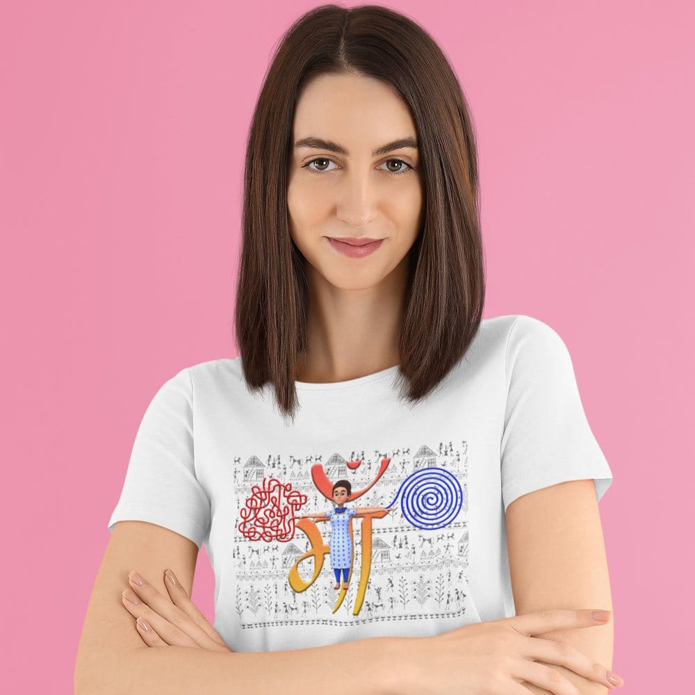 EqualLife Pure Cotton Bio-Washed T-Shirt Chest Printed-Chaos Manager-by ZingerTee-Women-EL9120053-F