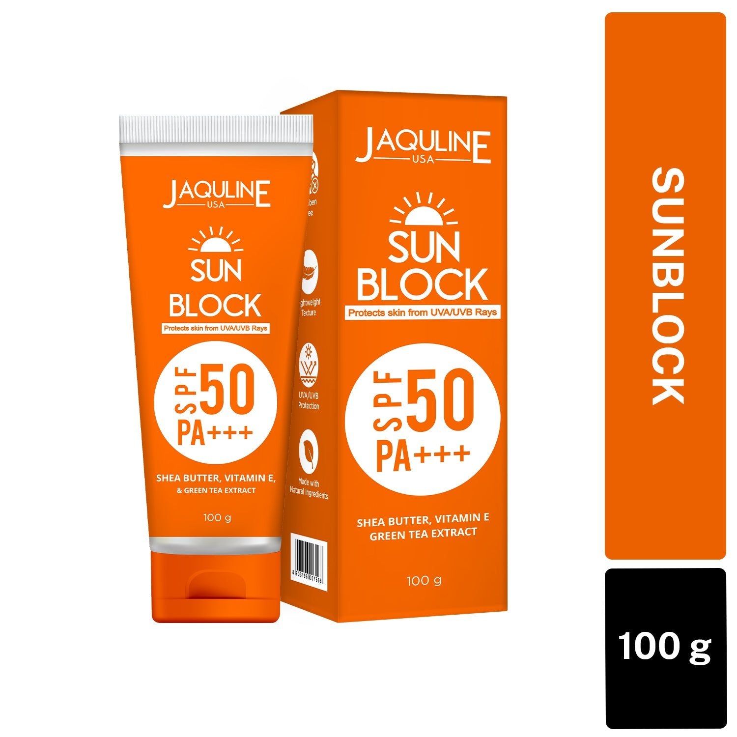 Jaquline USA SUNBLOCK SPF 50 PA+++ 100G