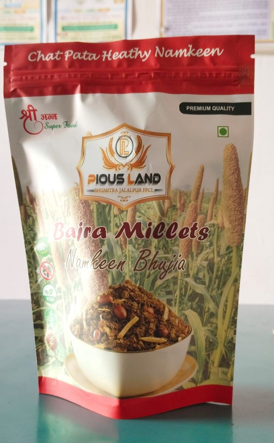  Pious Land Organic Chatpata Healthy Namkeen-Baira Millets