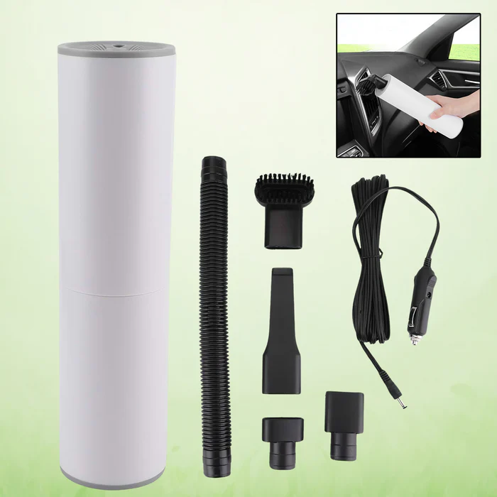  This is a car vacuum cleaner. It is a 12V portable handheld vacuum cleaner. It has a strong suction power of 6000pa. It is very easy to use. It is also very convenient to clean. It is a must-have for every car owner.