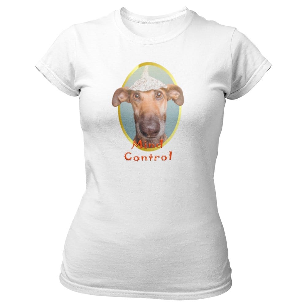 EqualLife Pure Cotton Bio-Washed T-Shirt Chest Printed-Slogan Funny Dog-Alien Mild Control-Design-15-by ZingerTees-Women-EL9120466-F