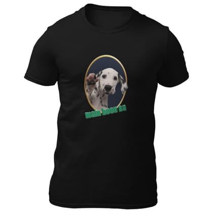 EqualLife Pure Cotton Bio-Washed T-Shirt Chest Printed-Slogan Funny Dog-Main Hoon Na-Design-17-by ZingerTees-Men-EL9120468-M