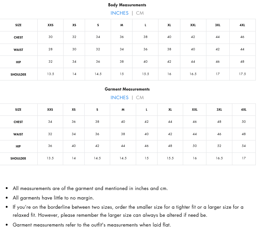 Size Guide