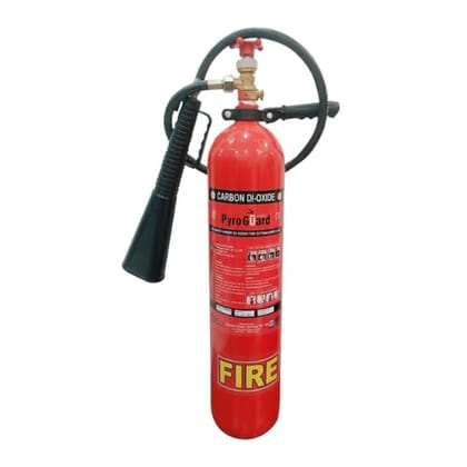 PYRO GUARD CO2 Type Fire Extiguisher Capacity (Red & Black) 4.5 KG