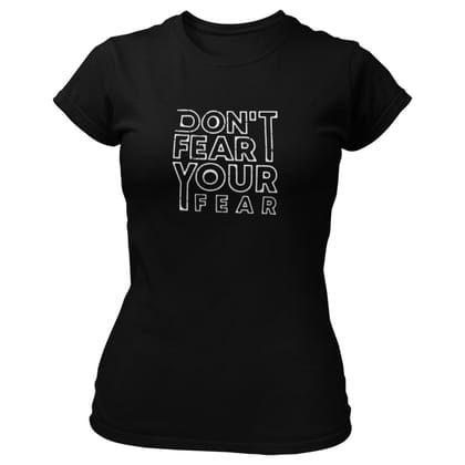 EqualLife Pure Cotton Bio-Washed T-Shirt Chest Printed-Inspirational Slogan-Design-36-by ZingerTees-Women-EL9120436-F