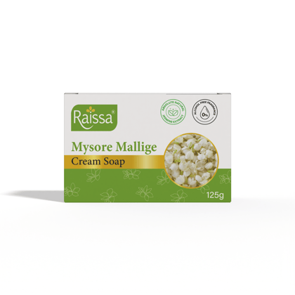 Raissa Cream Soap - Mysore Mallige, 125g