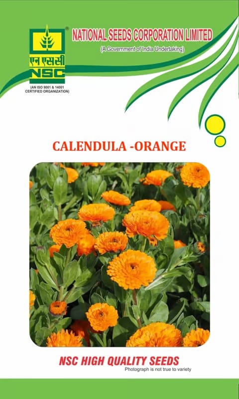 NSC Calendula Flower- Orange 5 gm packet