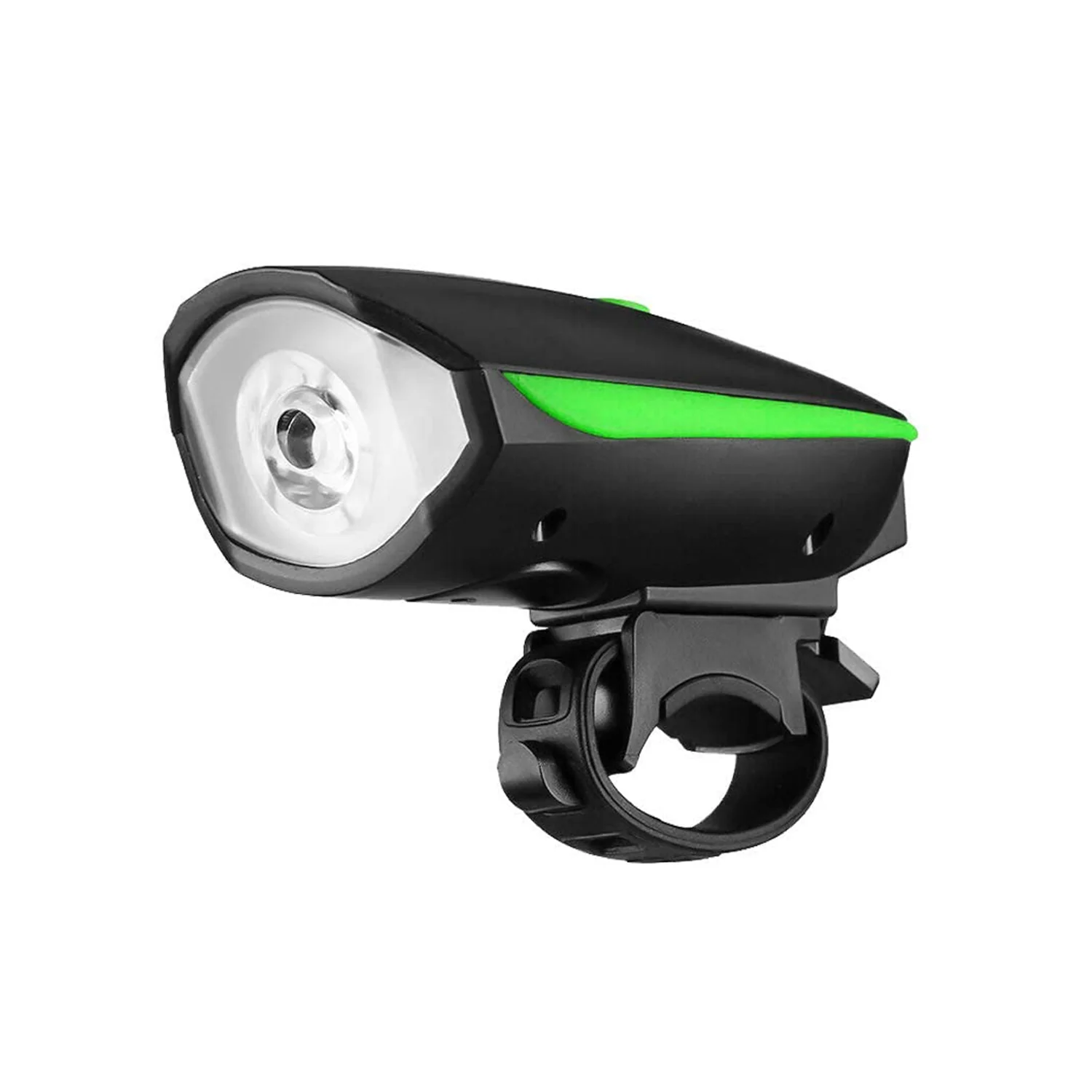 2 in 1 Rechargeable Bike Front Horn and Light 140 DB with Super Bright 250 Lumen Light and Raypal Dual LED Bicycle Rear Tail Light Waterproof Device