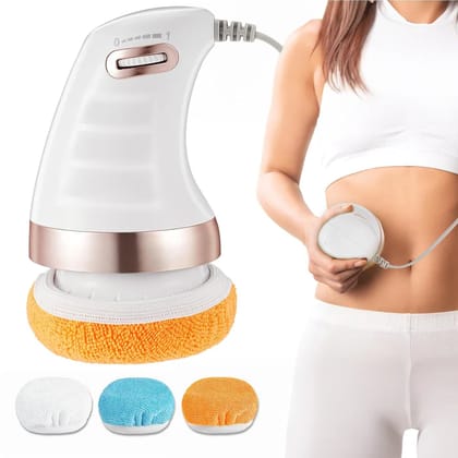 URBAN CREW Body Massager Shaping Machine | Body Sculpting Massager with 3 Washable Pads |Adjustable Speeds | Electric Handheld Massager for Belly, Waist, Legs, Arms, Butt (1 Pc)