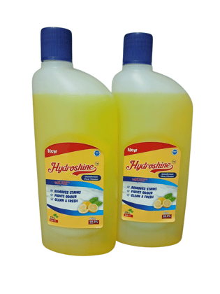 HydroShine Floor Cleaner - 10X Cleaning Power, Fights Odors, Removes Stains, 500ml Pack of 2