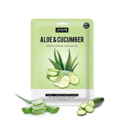 Jaquline USA Aloe & Cucumber Sheet Mask