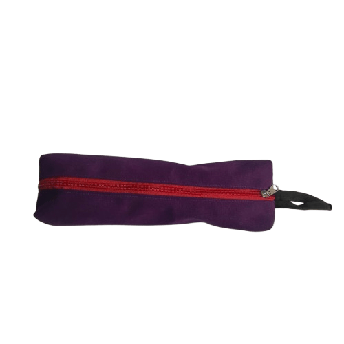 Purple Zippered Pencil Case