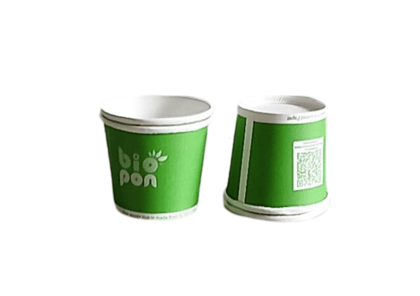 Biodegradable Paper Cups -100% Natural Materials - 8oz (Pack of 25)