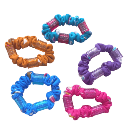  Colorful Hair Ties for Girls - Pack of 5