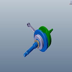 Crankshaft Complete Assembly - Maestro Edge | Destini 125 - 13000ABG000S