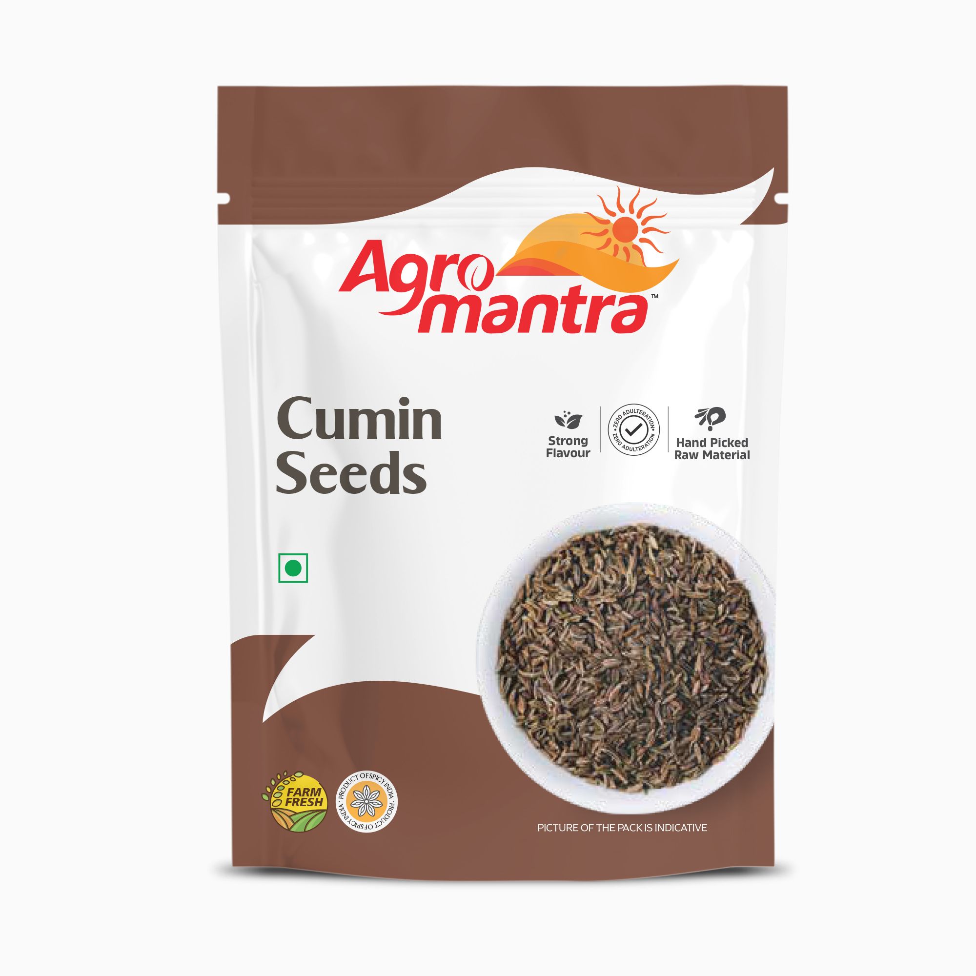 Agro Mantra Cumin Seeds 100g | Rich & Aromatic Flavor | Sourced from Gujarat | Perfect for Curries, Rice Pilafs, Dals & Spice Blends | Fresh & Preservative-Free