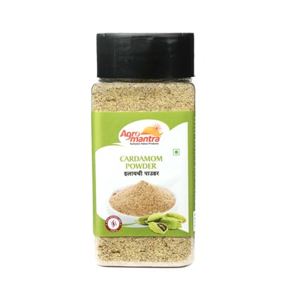 Agro Mantra Cardamom Powder 100g | Rich & Aromatic | Sourced from Kerala | Perfect for Kheer, Chai, Biryanis & Curries | Finely Ground for Easy Blending | Fresh & Preservative-Safe