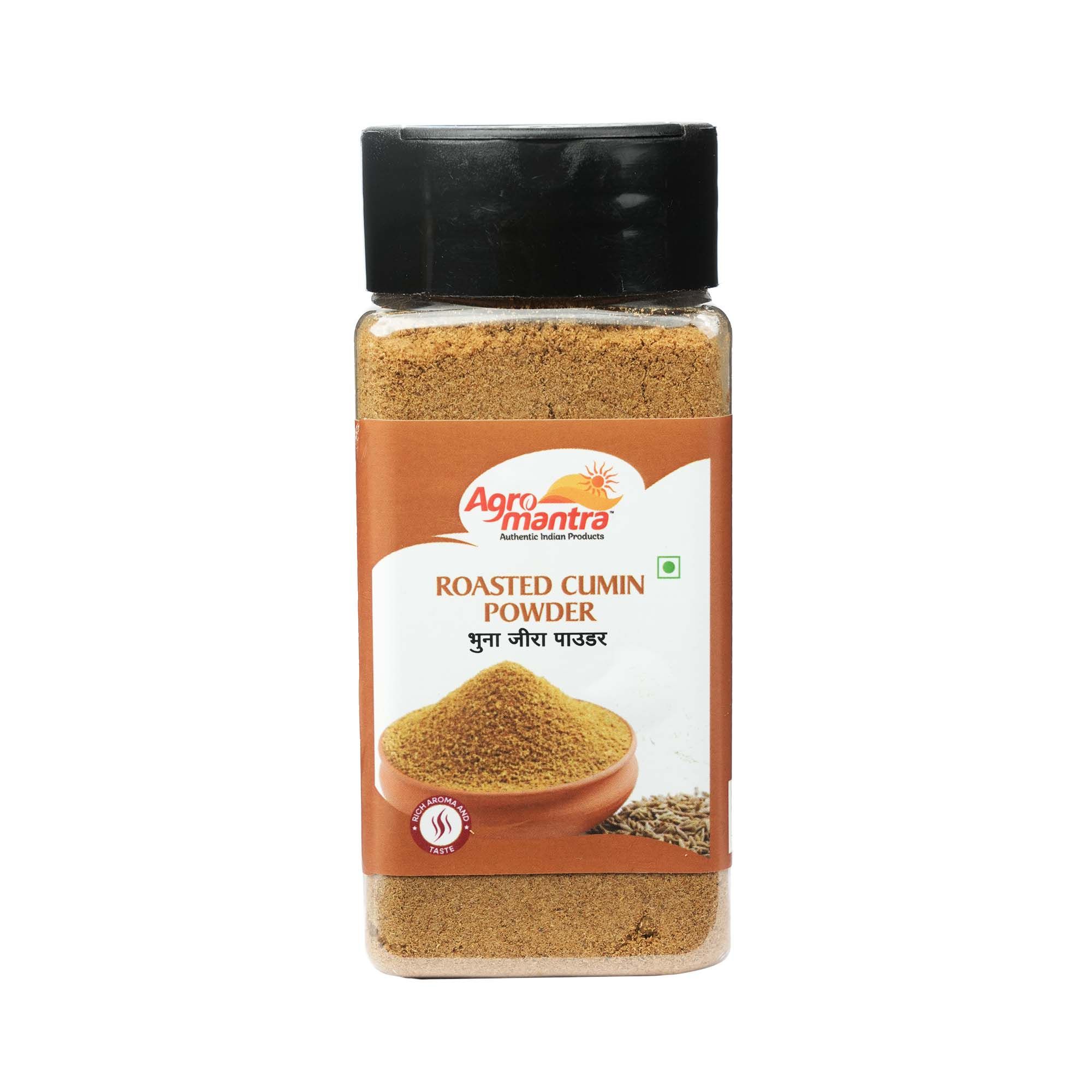 Agro Mantra Roasted Cumin Powder 100g | Authentic Indian Flavor | Sourced from Gujarat | Aromatic & Smoky Spice | Ideal for Curries, Dals & Stir-Fries | Vegetarian Spice