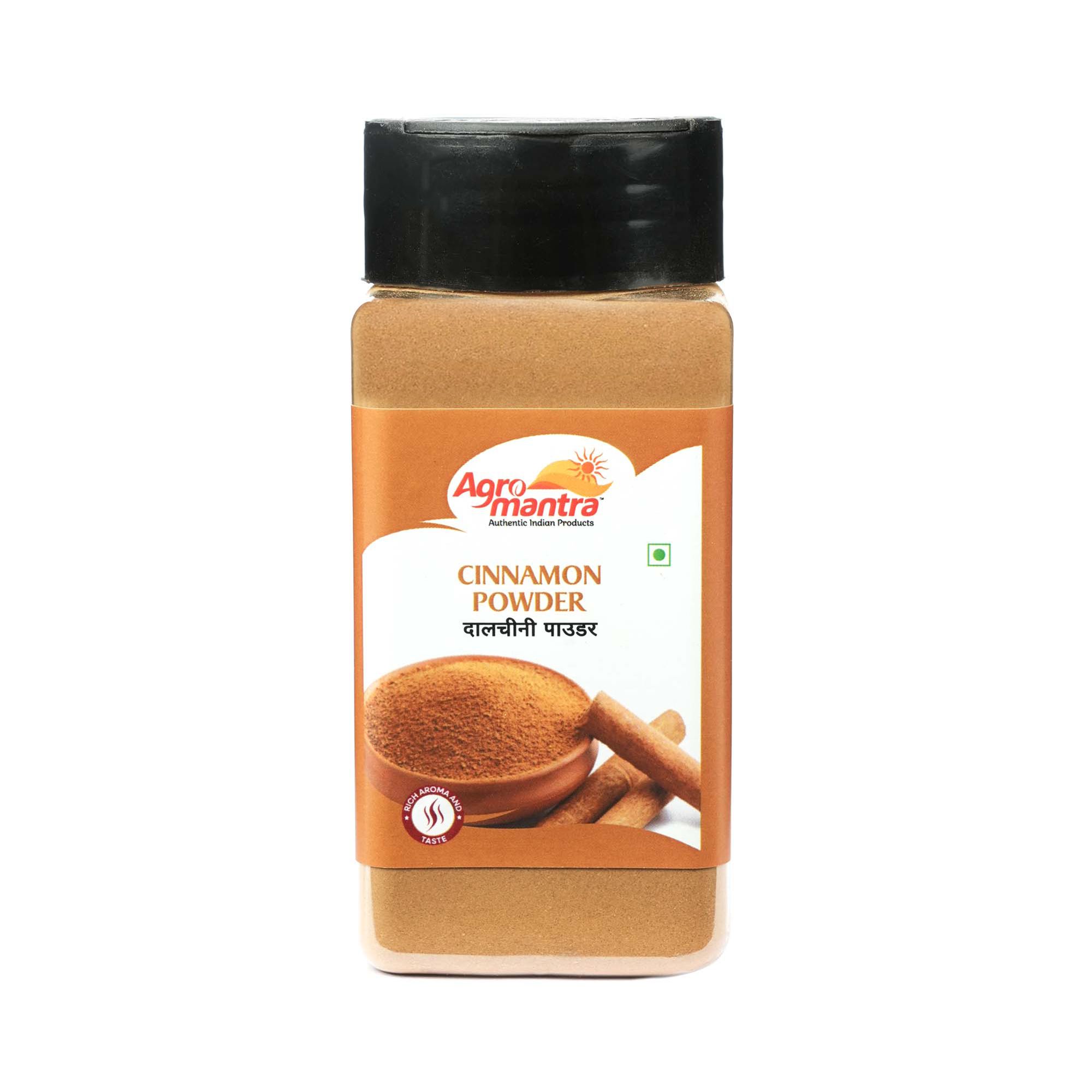 Agro Mantra Cinnamon Powder 100g | Rich & Aromatic | Sourced from Kerala | Perfect for Baking, Chai, Biryani & Desserts | Finely Ground for Seamless Blending | Fresh & Preservative-Free