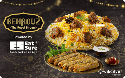 Behrouz Biryani E-Gift Card - B2C